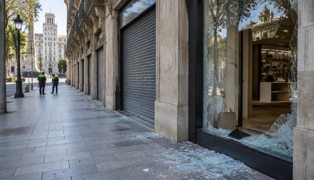 Barcelone : 128 interpellations après les pillages, selon le bilan du 25 octobre