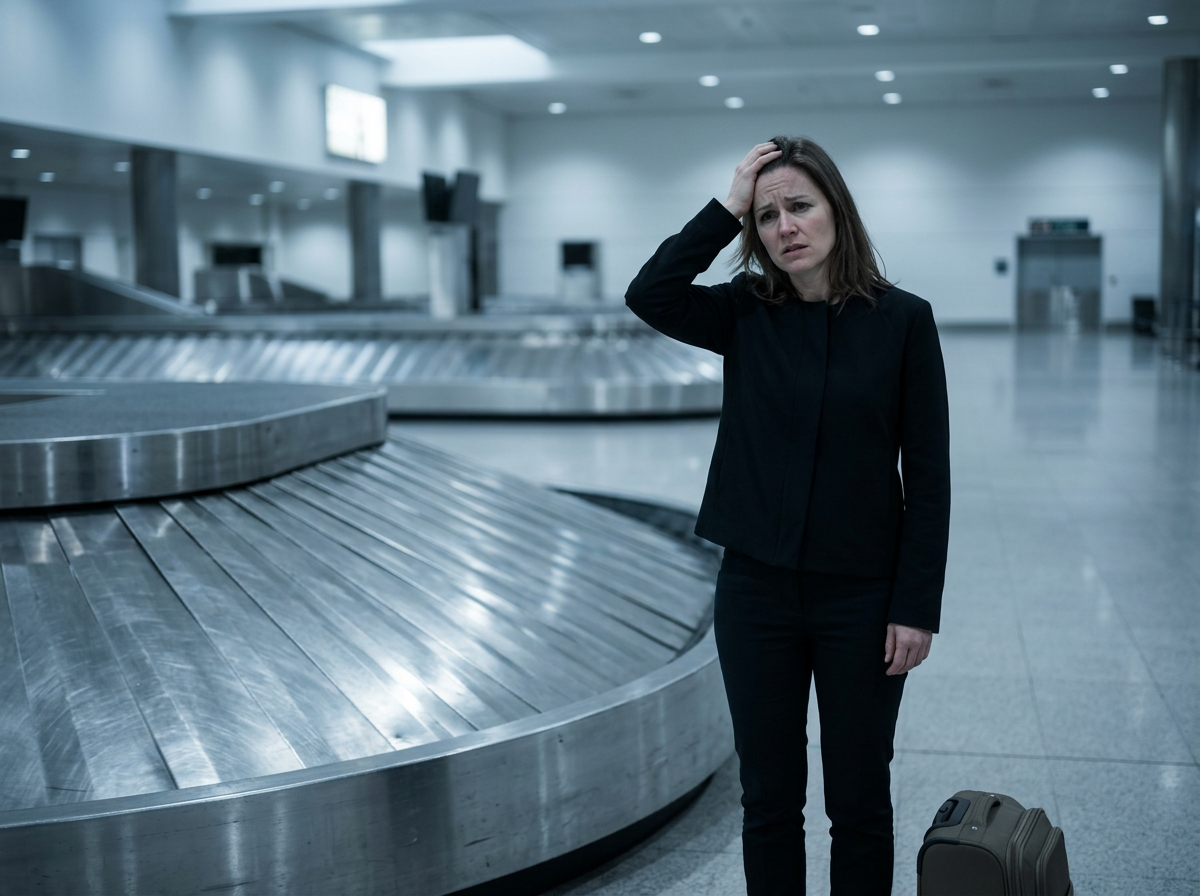 Le tapis s'arrête. Votre valise n'est jamais arrivée.